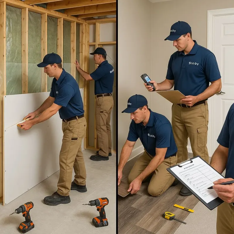 Repairs and Reconstruction process in Dubois County, IN